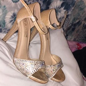 Rose gold heels
